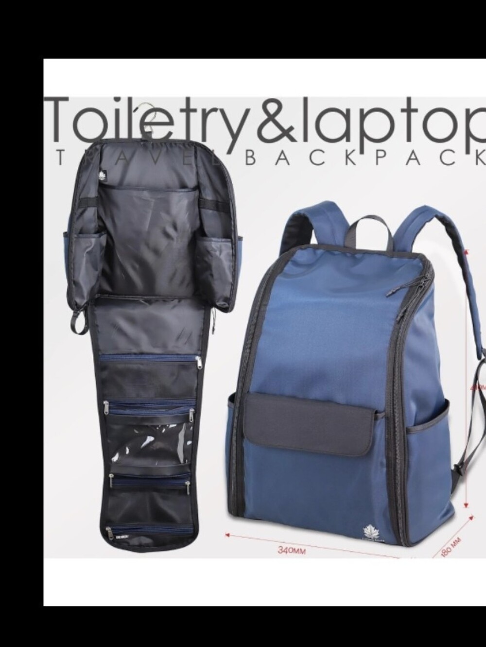 Autumn Scene Travel Bag/Laptop Backpack - Picture 9 of 10